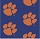 Milliken Carpets: Collegiate Repeating Clemson (Blue) Tiger